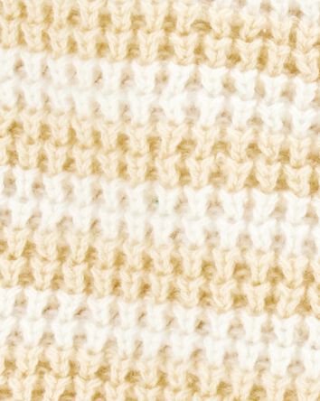 Baby Knit Striped Shorts - Yellow, 