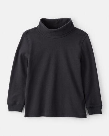 Boys Long-Sleeve Turtleneck - Black, 