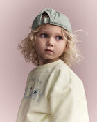 Toddler 'Going On Holiday' Dolman-Sleeve Sweatshirt - Yellow, image 4 of 6 slides