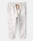 Toddler Boy DayDream Fleece Bear Print Long-Sleeve Tee & Pant Set - Brown, image 3 of 6 slides