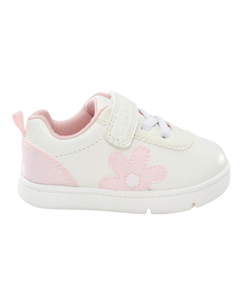 Girls  Every Step&reg; First Walker  Flower Casual Sneakers - White, 