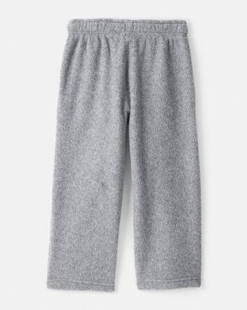 Toddler Boy Fleece Pants - Grey, 