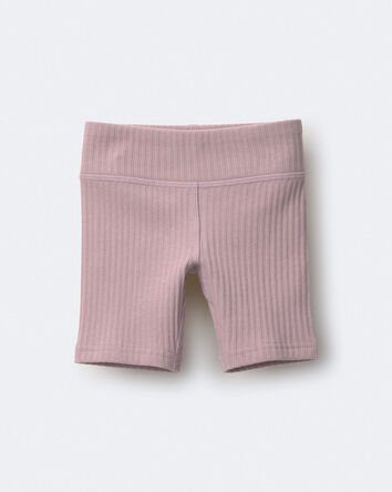 Toddler Girl Brooklyn Bike Shorts - Mauve, 