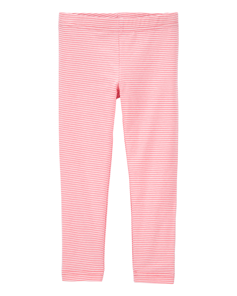 Baby Cotton Striped Stretch Leggings, image 1 of 3 slides