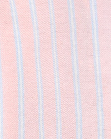 Kid Striped Loose Fit 2-Piece Pajamas - Purple, 