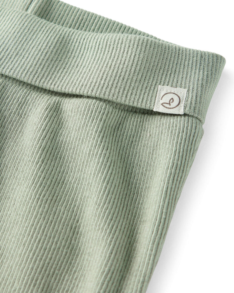 Baby Girl 2-Pack Organic Cotton Grow-With-Me Joggers, image 3 of 6 slides