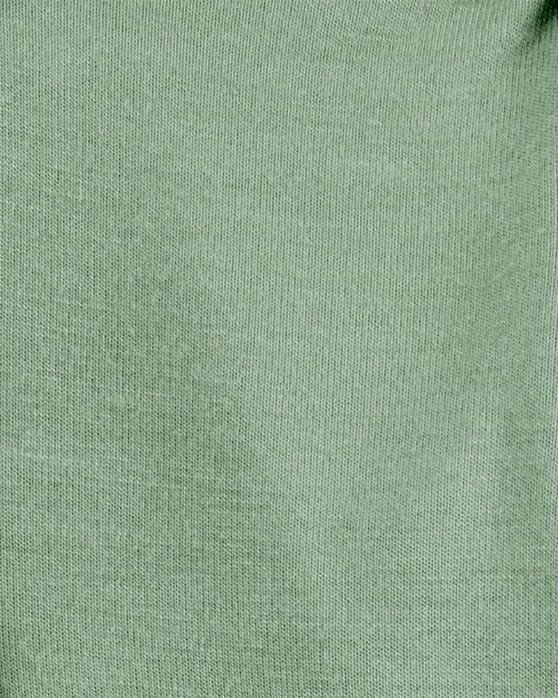 Baby 2-Pack Long-Sleeve PurelySoft Bodysuits - Green/Ivory, image 4 of 6 slides