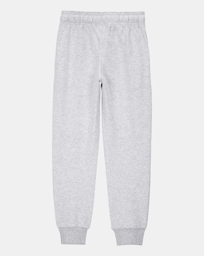 Toddler 2-Pack Pull-On Drawstring Joggers - Grey/Black, image 3 of 7 slides