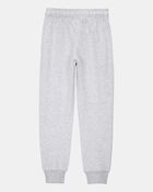 Toddler 2-Pack Pull-On Drawstring Joggers - Grey/Black, image 3 of 7 slides