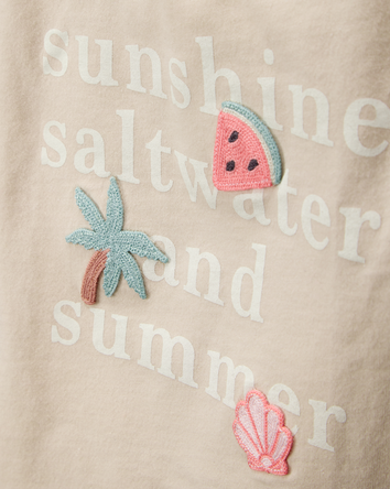 Toddler Sunshine, Saltwater and Summer Graphic Tee, 