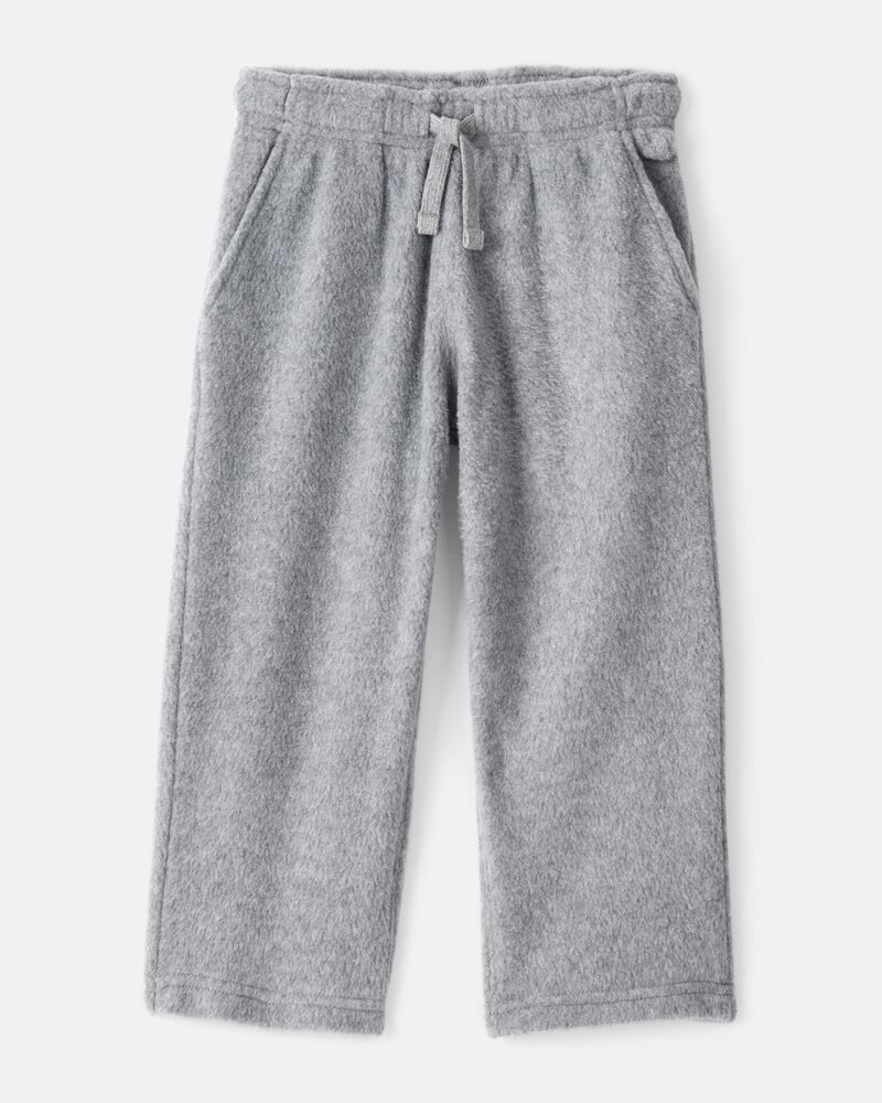 Toddler Boy Fleece Pants - Grey, image 1 of 4 slides