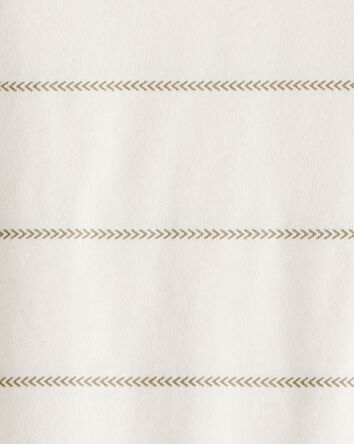 Boys Striped Long-Sleeve Tee - Ivory, 