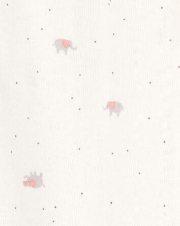 Baby Girl 2-Pack 2-Way Zip Cot...