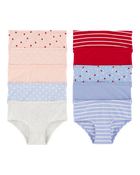 Kid 10-Pack Strawberry Brief Stretch Cotton Undies, image 1 of 3 slides