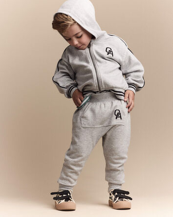 Toddler Boy Jogger Pant - Heather Grey, 
