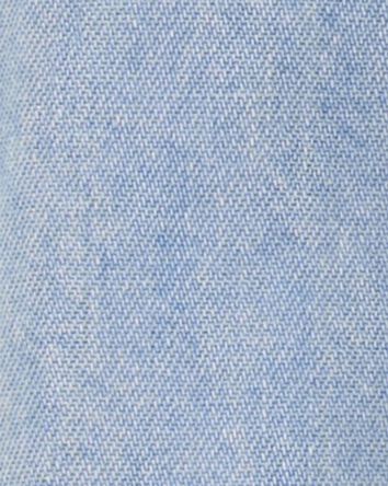 Baby Girl Chambray Flutter Romper, 