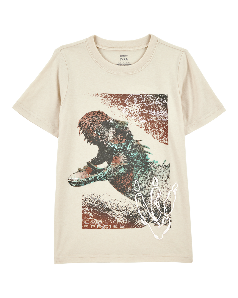 Kid 2-Piece Dinosaur Tee & Shorts Outfit Set, image 2 of 6 slides