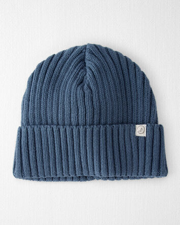Toddler Organic Cotton Sweater Knit Beanie, 