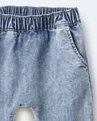 Toddler Playground Pant in Avenue Wash Denim - Blue, image 7 of 7 slides