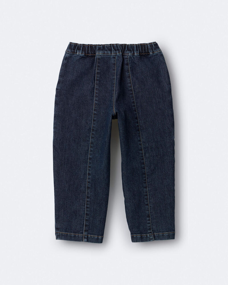 Toddler Pocket Pant in Denim - Blue, image 6 of 7 slides