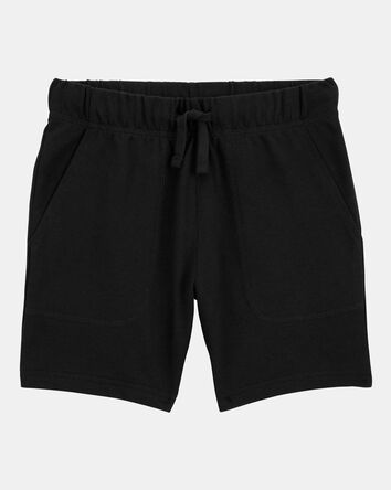 Boys Pull-On French Terry Shorts - Black, 