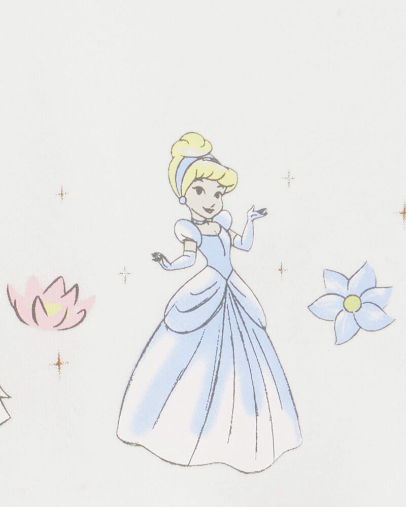 Toddler Girl 2-Piece Disney Princesses Tee & Tutu Skirt Set - White/Pink, image 3 of 4 slides