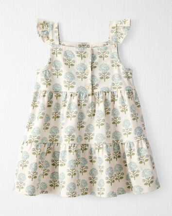 Baby Organic Cotton Floral-Print Dress, 