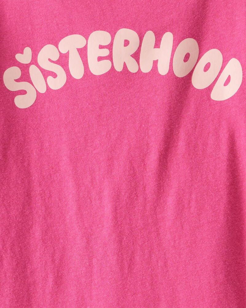 Toddler Girl Sisterhood Long-Sleeve Graphic Tee - Pink, image 4 of 5 slides