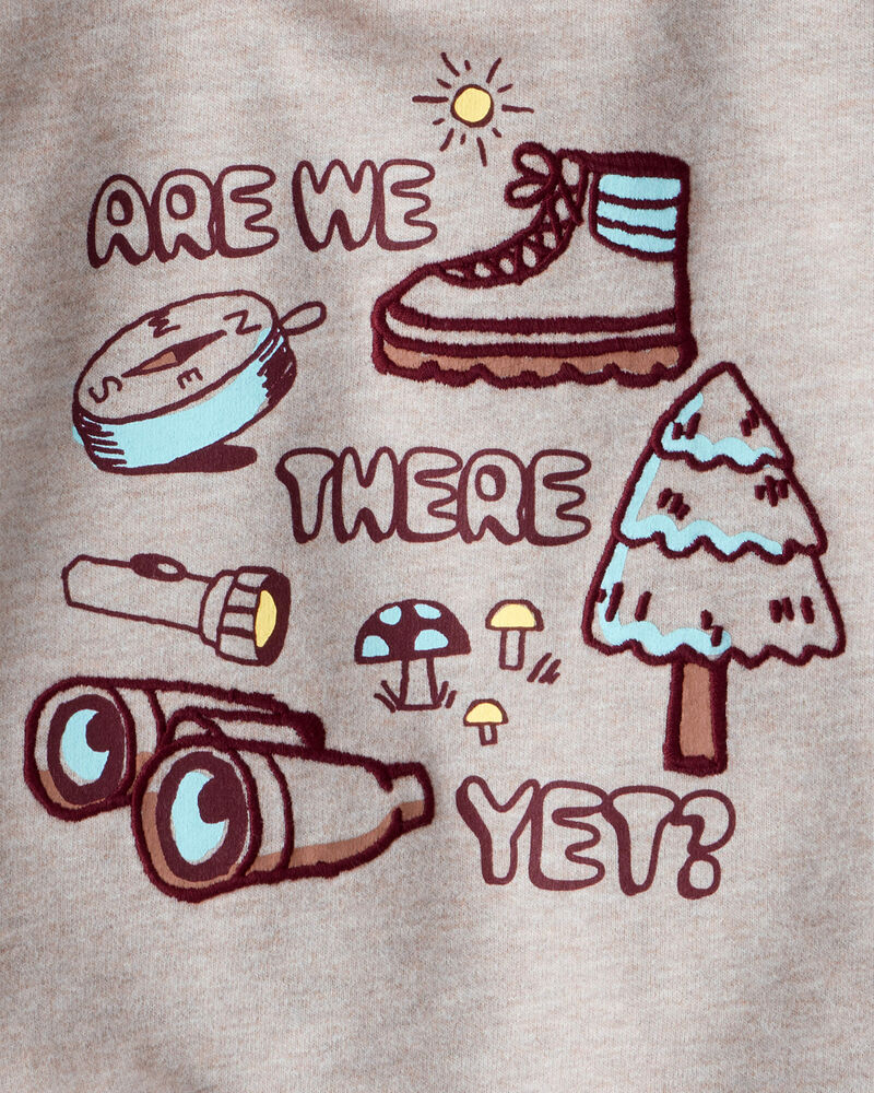 Baby Boy Camping Hoodie - Tan, image 3 of 4 slides