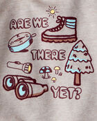 Baby Boy Camping Hoodie - Tan, image 3 of 4 slides