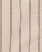 Toddler Striped Button-Down Shirt - Khaki, image 2 of 4 slides