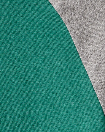 Boys Long-Sleeve Raglan Tee - Green, 