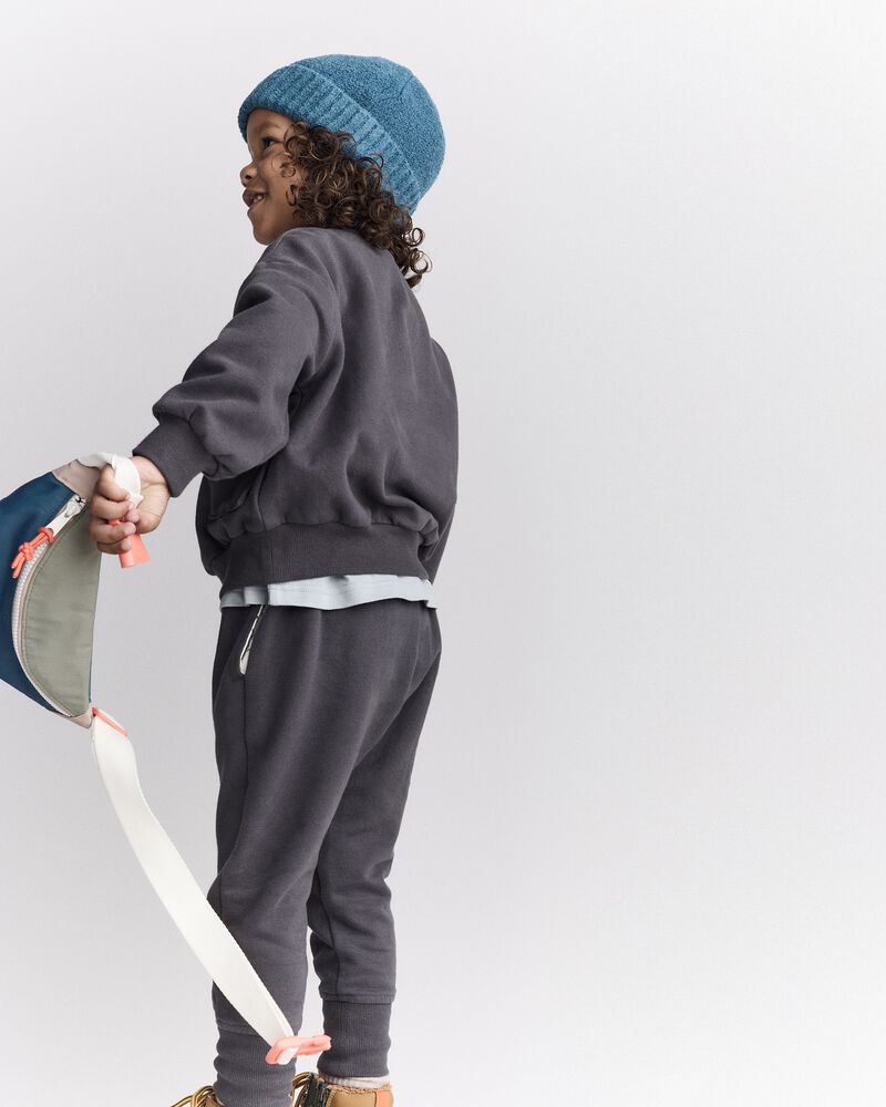 Toddler Otter Sweatshirt&trade; with Pockets - Dark Grey, image 3 of 6 slides