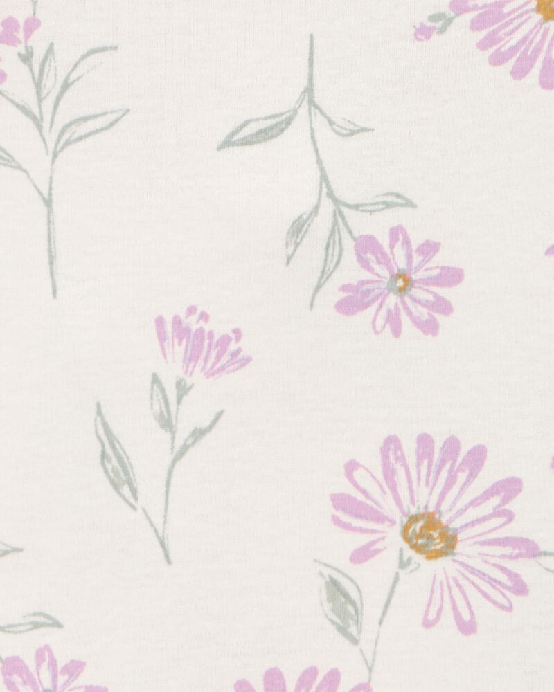 Baby 5-Pack Floral Short-Sleeve Bodysuits, image 4 of 8 slides