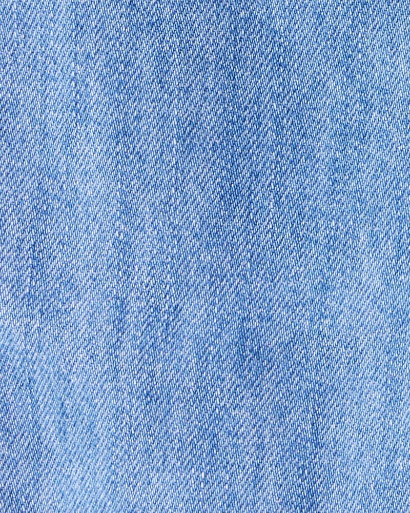 Baby Organic Cotton Denim Overalls, image 4 of 6 slides