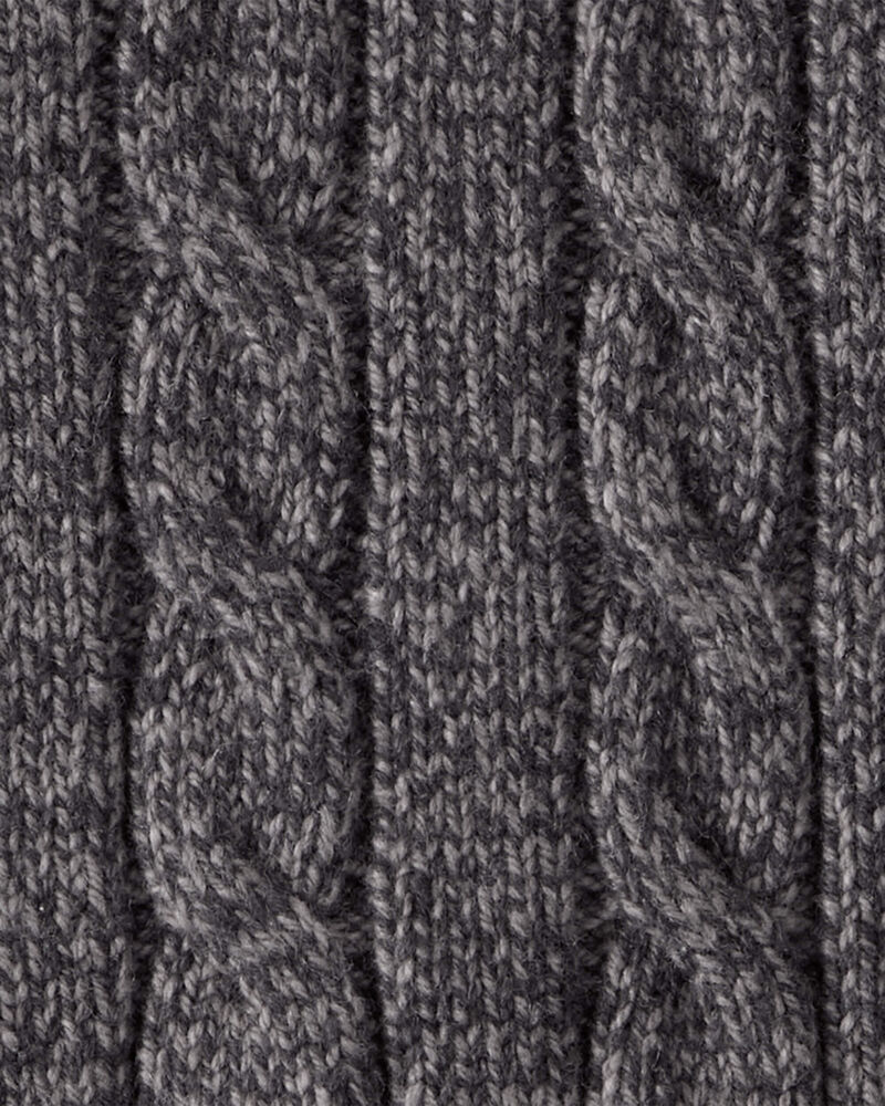 Baby Boy Sleeveless Sweater Vest - Grey, image 2 of 3 slides