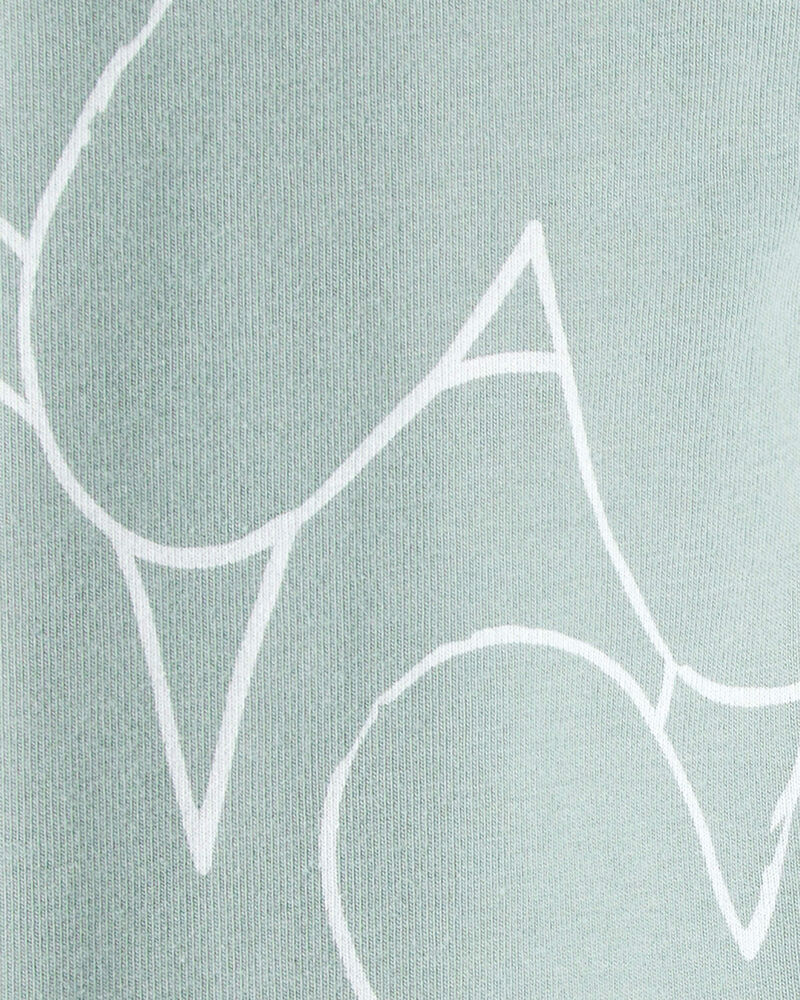 Toddler Girl 2-Piece Heart Print Top & Stretch Leggings Set - Green, image 6 of 8 slides