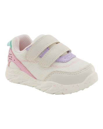 Baby  Every Step&reg; First Walker Fashion Sneakers - White/Pastels
, 