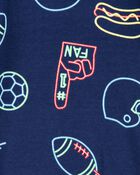 Toddler Boy 4-Piece Sports Cotton Pajamas, image 3 of 4 slides