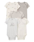 Baby 5-Pack Short-Sleeve Bodysuits, image 1 of 8 slides