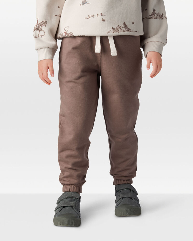 Toddler 2-Pack Organic Cotton French Terry Sweatpants, image 3 of 10 slides