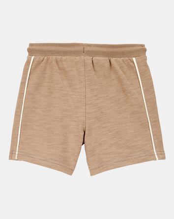 Baby Legend Pull-On Cotton Shorts - Brown, 