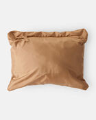 Baby Packable Hooded Puffer Jacket - Brown, image 4 of 5 slides