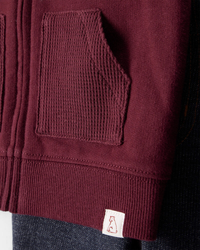 Baby Boy 3-Piece Long-Sleeve Bodysuit, Vest & Denim Pant Set, image 2 of 7 slides