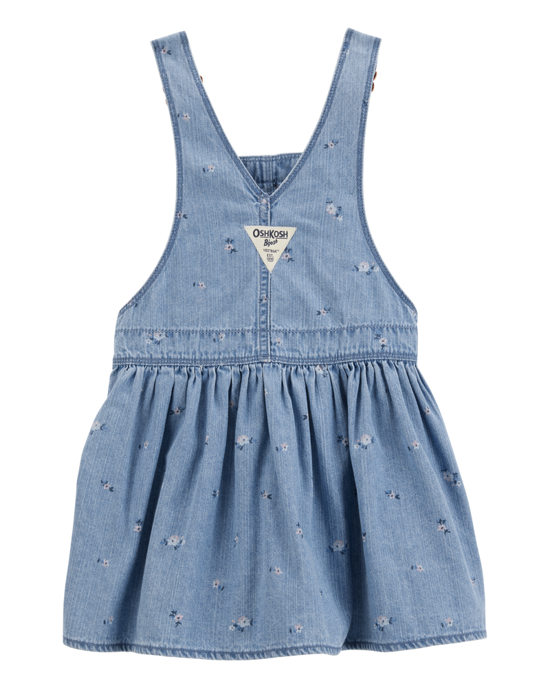 Toddler Girl Floral Knit Jumper Dress, image 2 of 4 slides