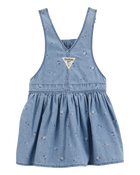 Toddler Girl Floral Knit Jumper Dress, image 2 of 4 slides