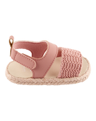 Baby Girl Espadrille Sandal Shoes, image 2 of 6 slides