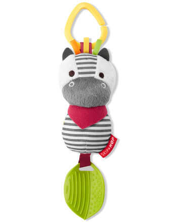 Bandana Buddies Chime & Teethe Baby Toy - Zebra , 