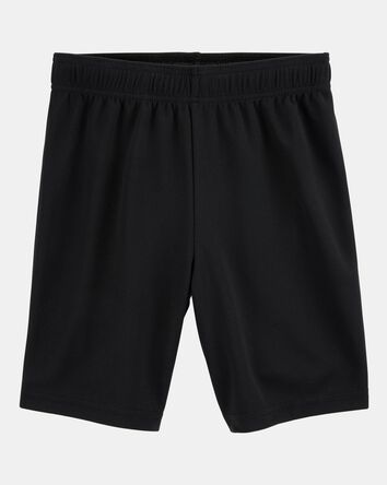 Boys Active Mesh Shorts - Black, 