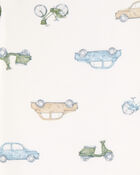 Baby 2-Pack Long-Sleeve PurelySoft Bodysuits - Blue/Ivory, image 4 of 7 slides